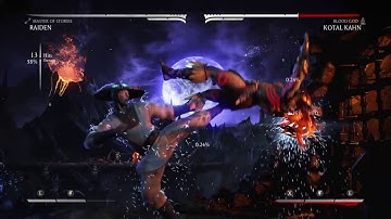 Mortal Kombat X Raiden Kombo 54% Corner 2 Bars Master Of Storms
