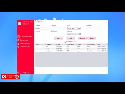 Dental Clinic Management Using Java