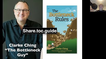 Lean Agile London - Clarke Ching - The Bottleneck Rules