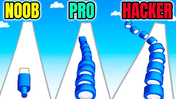 NOOB vs PRO vs HACKER vs GOD - Cable Master 3D