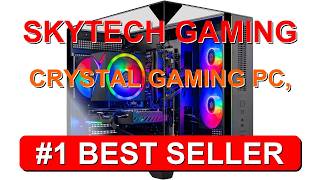 Skytech Gaming Crystal Gaming PC AMD Ryzen 7 5700 3.7GHz NVIDIA RTX - B0G2RDTD1Y