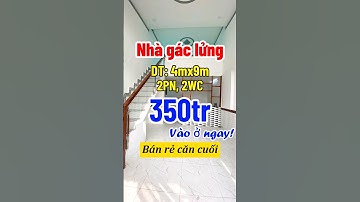 📌RẺ Bất Ngờ Chưa - Nhà cấp 4 có gác lửng, 4mx9m, đường trước nhà 8m. ✅Ngoài 600tr, có 2phòng ngủ 2wc