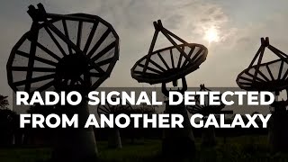 Astronomers use data from Giant Metrewave Radio Telescope to detect radio signal in distant galaxy