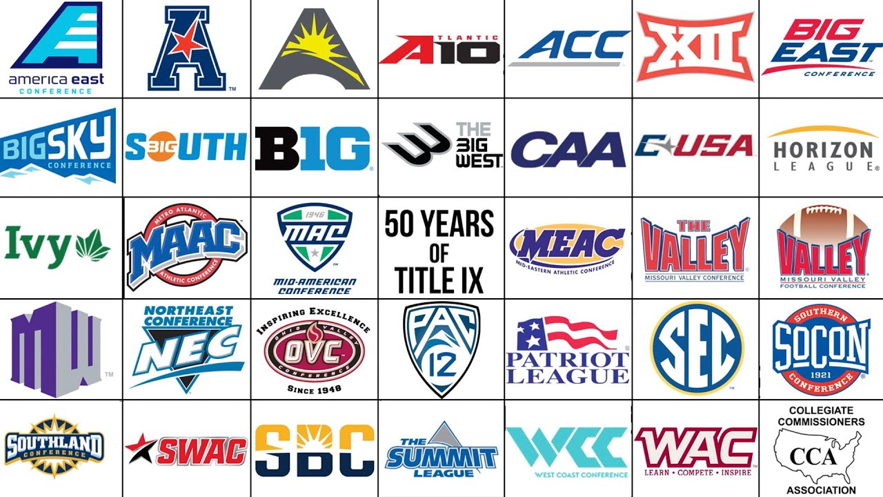 Ncaa Conference Logos - Maxresdefault