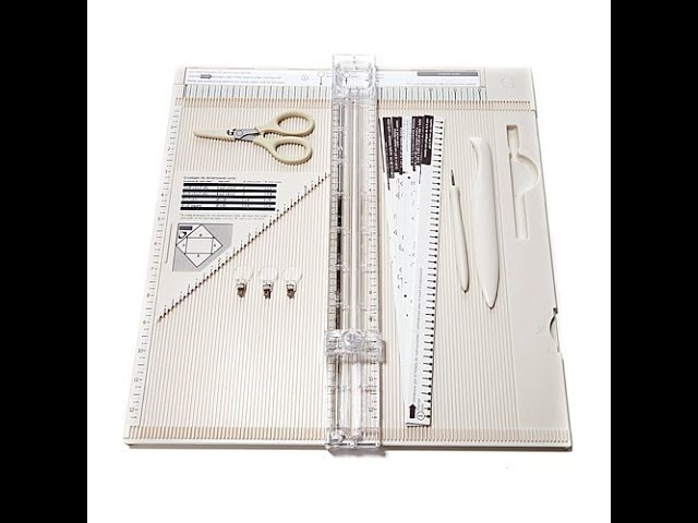 Martha Stewart Crafts Deluxe Scoring Board Kit - YouTube