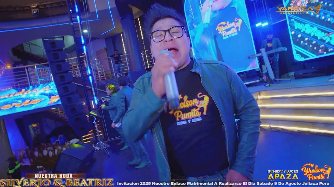 YHEISON PUMITA EN VIVO EN LA BODA DE SILVERIO Y BEATRIZ