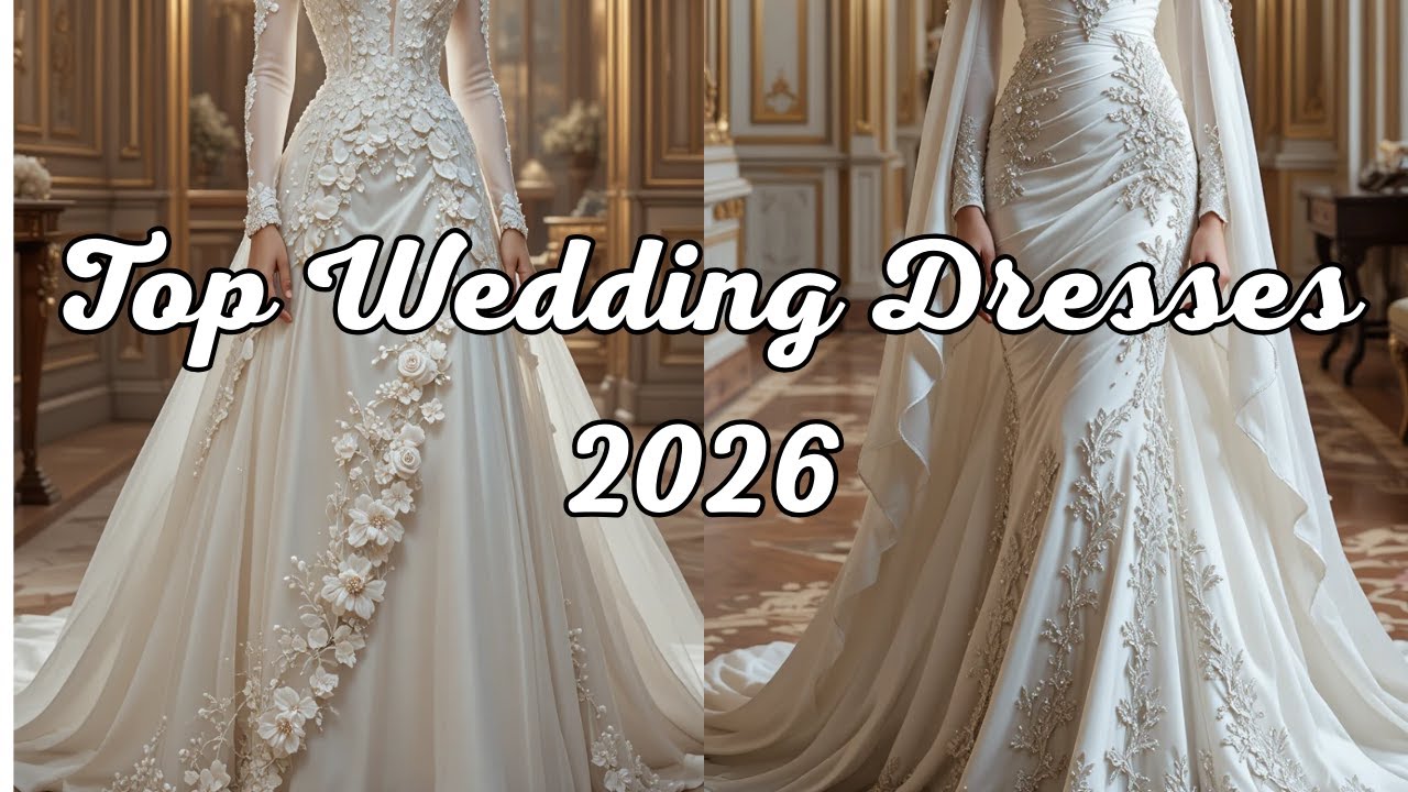 Top Wedding Dresses 2026  👰 Stunning Bridal Collection 