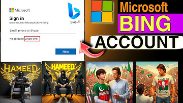 How To Create Microsoft Account |Microsoft Bing Image Creator Ka Account Kaise Banaye/Bing Ai Signup