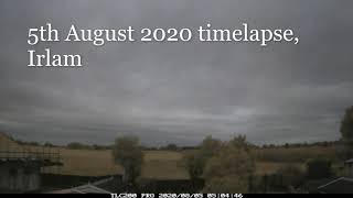 5th August 2020 timelapse, Irlam