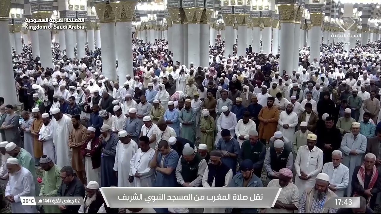 صلاة المغرب للشيخ عبدالمحسن القاسم 2 جمادى الآخرة 1447هـ