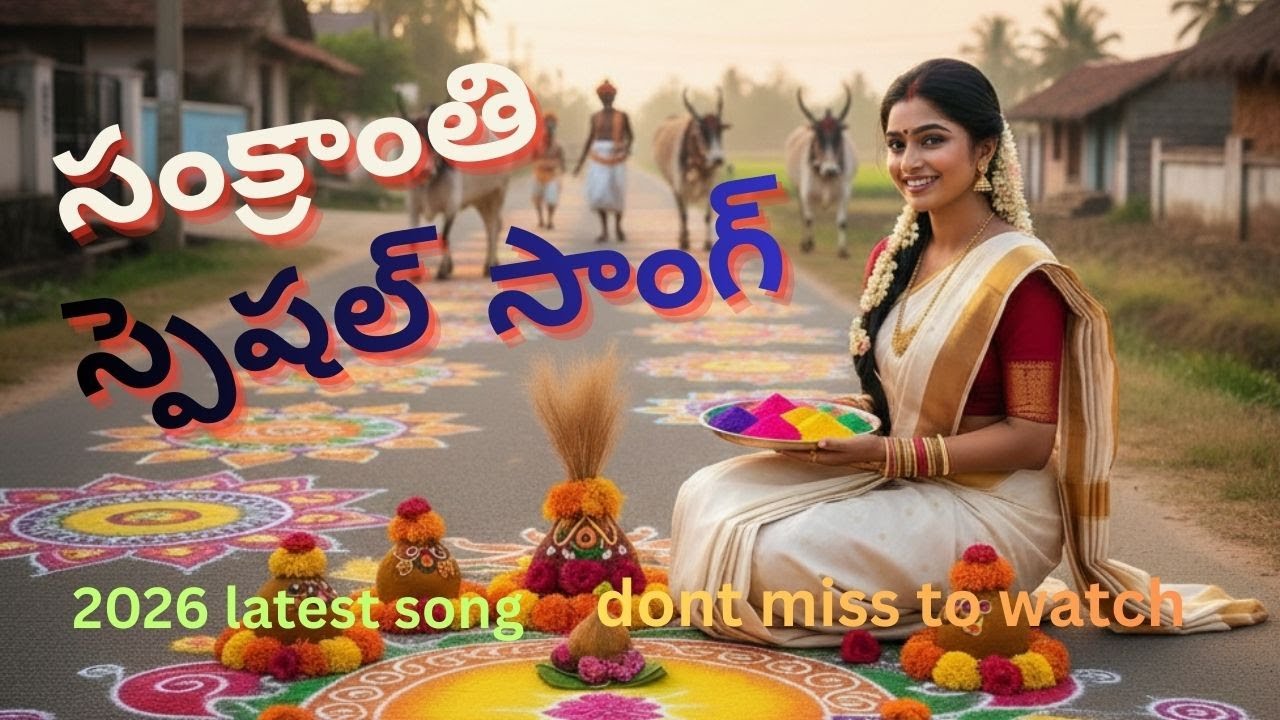 Sankranthi Samburalu Lyrical Song | సంక్రాంతి పండుగ పాటలు | Latest Telugu Folk Song 2026