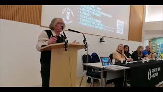 Lindsey German speaking at Europe For Peace: Stop the War in Ukraine - London Rally