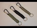 How to make a Paracord Carabiner || Key chain Lanyard || Paracord Tutorial