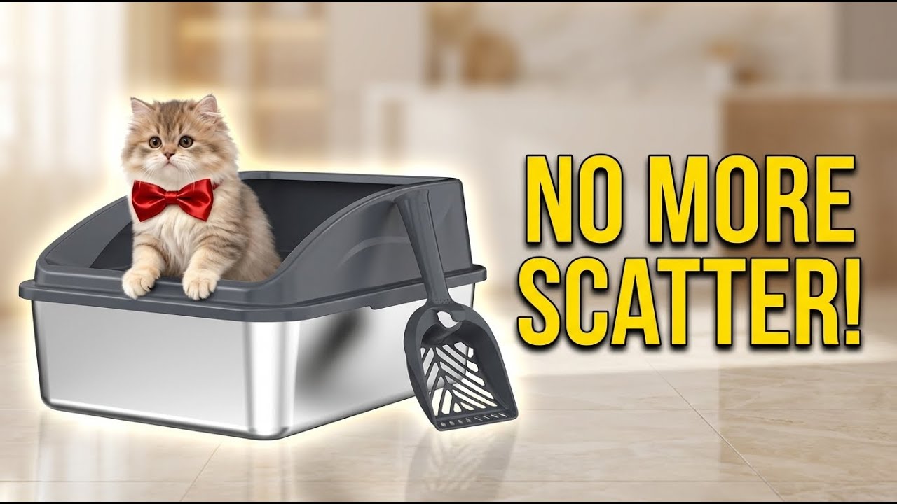 AIPERRO Stainless Steel Litter Box Review: Built for Small Cats and Easy  Cleaning | TheReviewRewind