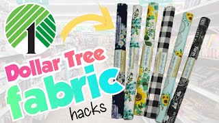 BRILLIANT Spring DIY Crafts Using DOLLAR TREE Fabric