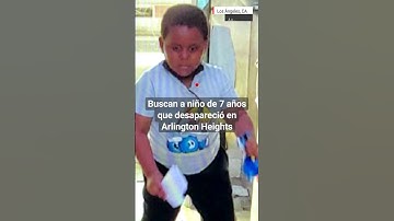 Buscan a niño de 7 años que desapareció en #arlingtonheights #shortsunivision