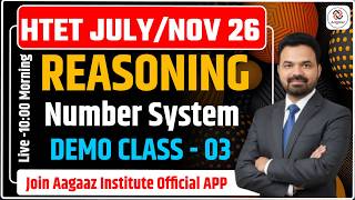 HTET Reasoning Number System Questions | Complete Reasoning Class for HTET 2026 |  TGT PGT PRT