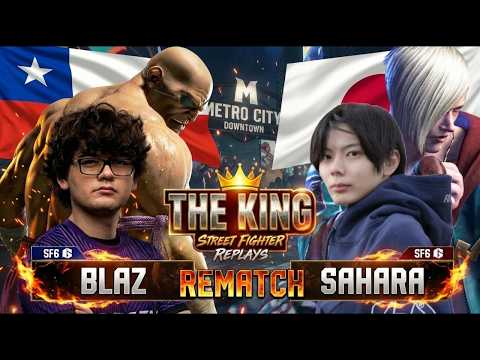🔥 SF6 REMATCH ▰ BLAZ (Sagat) vs SAHARA (Ed) ▰ Street Fighter 6 | High-Level Set 🔥