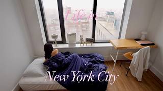 LIVING ALONE DIARIES: nyc apartment, day in the life of a content creator in New York