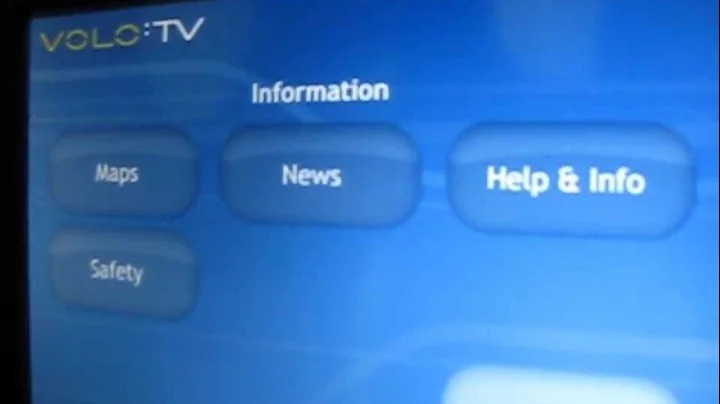 Train entertainment system on First great western HST 125