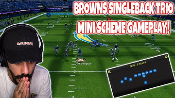 Browns Singleback Trio Mini Scheme Gameplay | Playbook 8/32 | Madden 22 Ultimate Team Gameplay