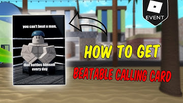 How to Get the "Beatable" Calling Card In Arsenal [Halloween Event]