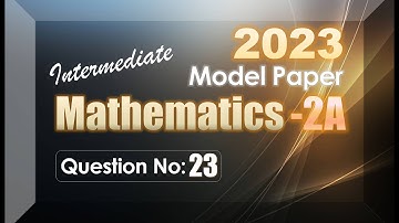 IPE MATHS IIA MODELPAPER1 Q23| In an experiment on losing a coin n times, of this variable x denotes