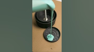 Casting Silicone in 3D Printed Mold #3dprinting #relaxing #asmr