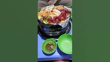 the BEST meal in hanoi ($4 vietnamese bbq!) #shorts