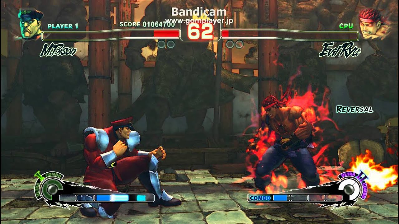 SSFIV AE PC - M.Bison VS Shin Evil Ryu