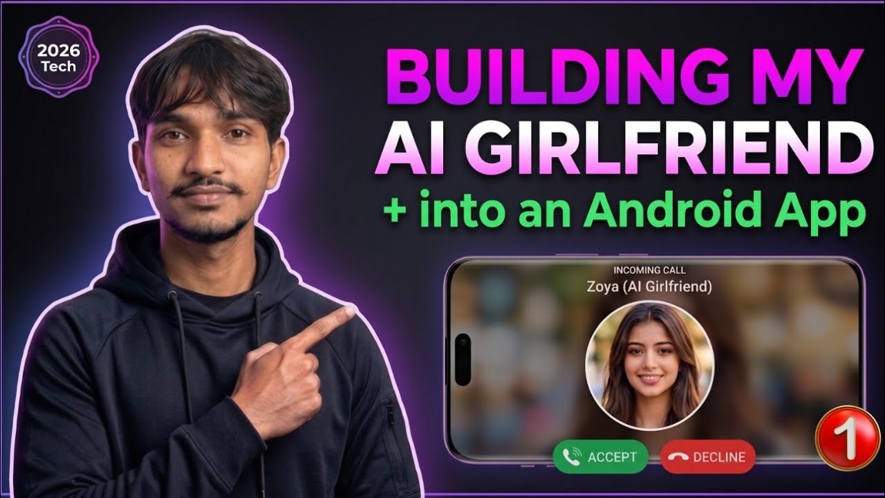Build my Ai Girlfriend Zoya into an Android App ( Full setup by Google Ai Studio)