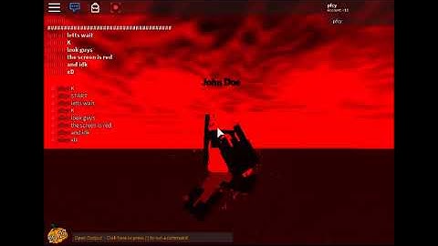 ROBLOX SCRIPT SHOWCASE #1 John Doe