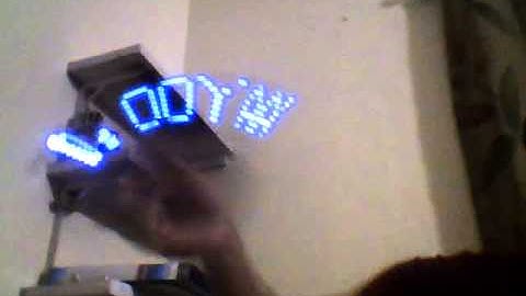 POV display Project made by Assem(student) at Waayoo.com Lucknow