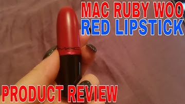 ✅  How To Use MAC Ruby Woo Red Lipstick Review