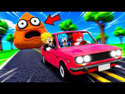CAN WE ESCAPE THE GIANT POOP MONSTER!? 😱 | Roblox Gotta Go Toilet