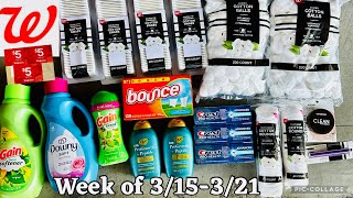 Walgreens couponing haul || 3/15-3/21