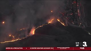 Nearly 180,000 under evacuation orders as crews combat the Palisades, Eaton and Kenneth Fires