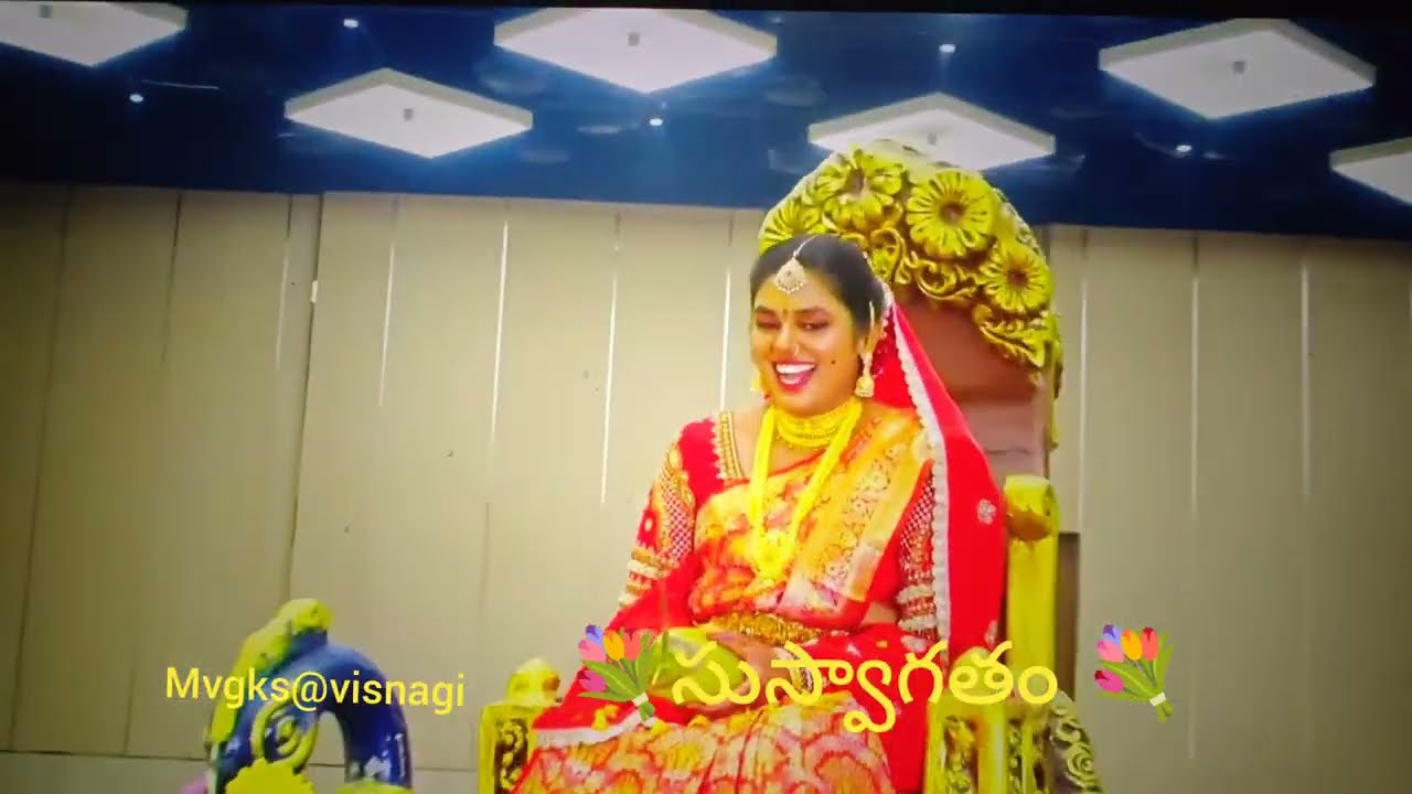 💐💐పెళ్ళిలో వరుడు మేళ, తాళాలతో వేదిక ను అలంకరంచుట +వధువు గౌరీ పూజకు విచ్చేయటం 💐మరికొన్ని సాంప్రదాయ...