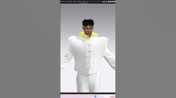 Futuristic men jacket made in clo3D #clo3d #clo3dtutorial #virtualfashion #3dfashion