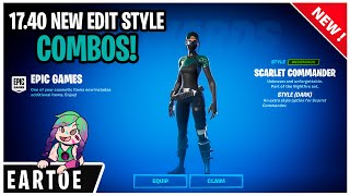 New Scarlet Commander Edit Style In Fortnite 17.40 Update Fortnite Battle Royale