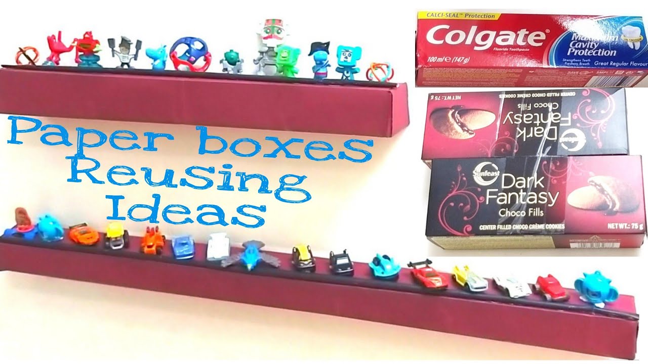 Best Out Of Waste Colgate Box Craft Idea Colgate Box Reuse Reuse