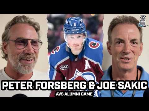 Joe Sakic on Cale Makar's Contract & Peter Forsberg at Avs Alumni Game + More