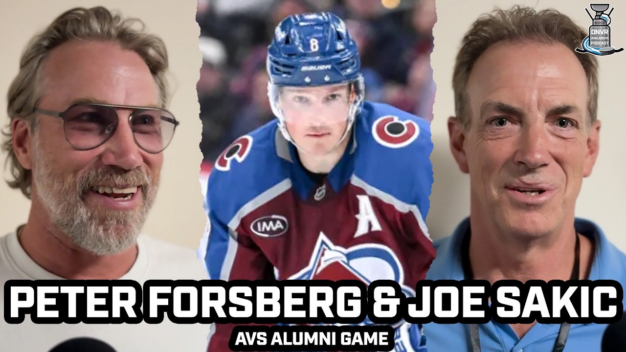 Joe Sakic on Cale Makar's Contract & Peter Forsberg at Avs Alumni Game + More