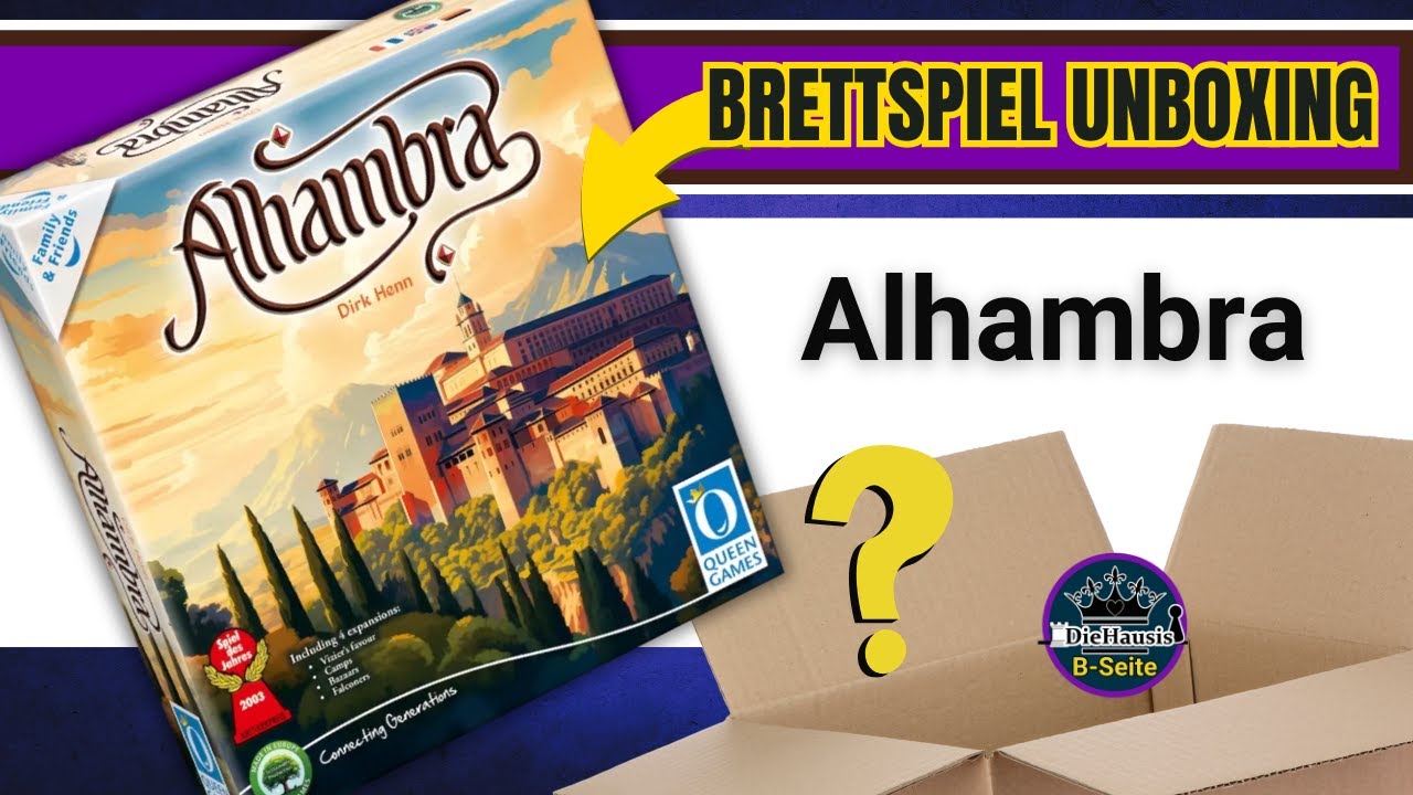 Alhambra | 📦 Unboxing Spiel von Queen Games | DieHausis B-Seite - YouTube