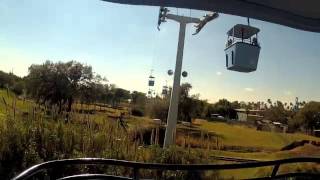 Busch Gardens Skyride Complete On-ride Video