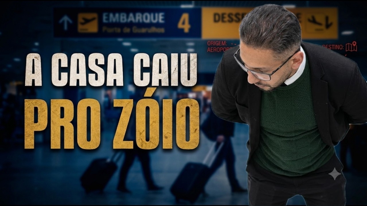Casa cai para “Zóio”: líder de quadrilha de extorsão é preso no Aeroporto de Guarulhos