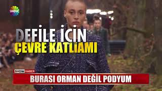 Burası orman değil podyum