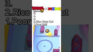The End 😂 Top 5 Memes in Brawl Stars