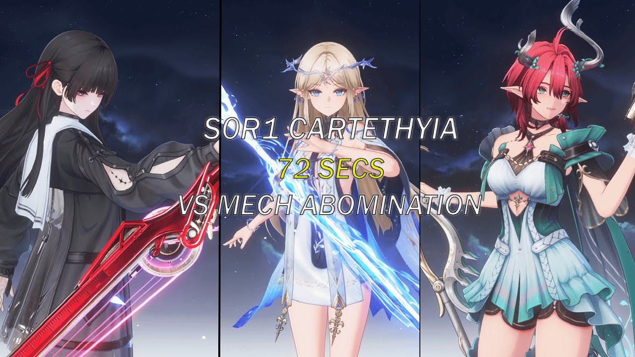 Broken Cartethyia + Ciaccona + Chisa  Showcase! - Tower of Adversity Wuthering Waves 3.0