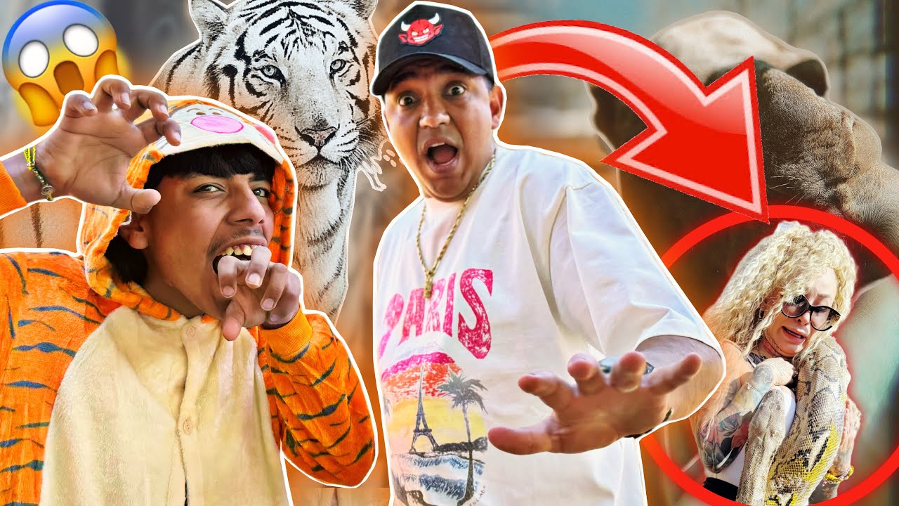 VISITAMOS EL ZOOLÓGICO DE MONTERREY Y PESO PLUMA SÉ FUE VESTIDO ASÍ 😂